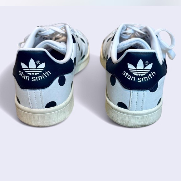 Big kids/ women’s 7 Polka dot Adidas Stan Smith trainers #polkadot - Picture 4 of 10